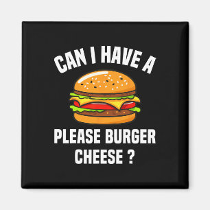 Bitte Burger Käse Hamburger Grillen Funny Sa Magnet