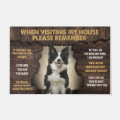 Bitte denken Sie bei einem Besuch in meinem Haus a Fußmatte (Vorderseite)