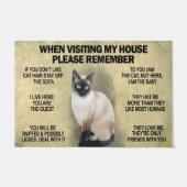 Bitte denken Sie daran, dass Sie bei einem Besuch Fußmatte (Vorderseite)