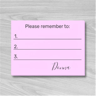 Bitte denken Sie daran, Ihren Text zu ändern Post-it Klebezettel