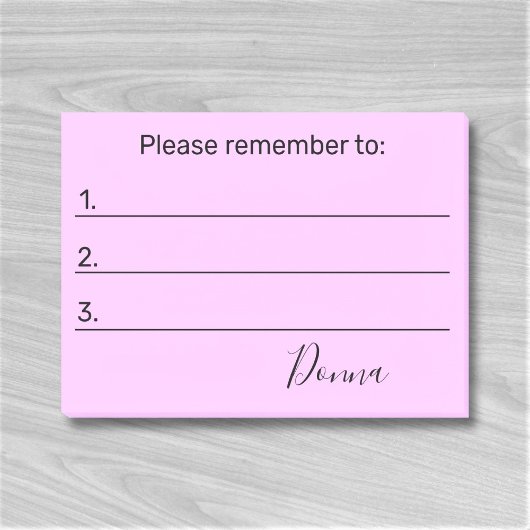 Bitte denken Sie daran, Ihren Text zu ändern Post-it Klebezettel