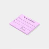 Bitte denken Sie daran, Ihren Text zu ändern Post-it Klebezettel (angewinkelt)