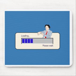 Bitte Design warten Mousepad