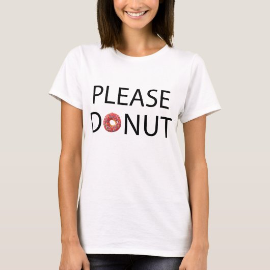 Bitte Donut T - Shirt Tumblr (Vorderseite)