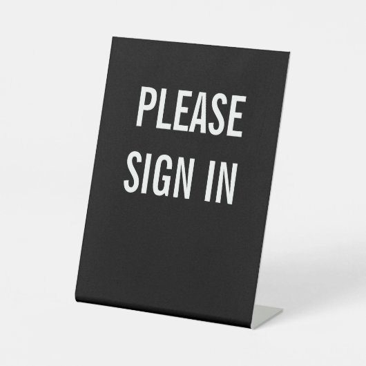 BITTE EINTRAGEN SOCKELSCHILD (Vorderseite)