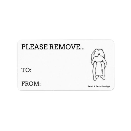 Bitte entfernen... adressaufkleber (Vorne)