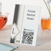 Bitte entfernen Sie das Schild für Schuhe (In Situ)