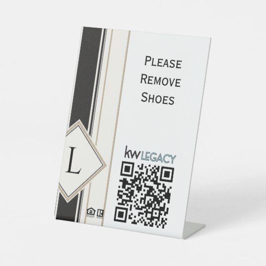 Bitte entfernen Sie das Schild für Schuhe (Vorderseite)