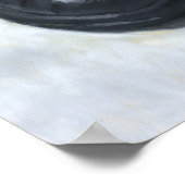 Bitte entfernen Sie Ihre Schuhe: Ölpastel Art Poster (Ecke)