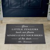 Bitte entfernen Sie Ihre Schuhe Personalisiert Fußmatte