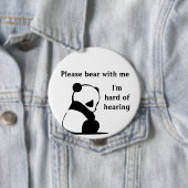 Bitte ertragen Sie mit mir Im schweren Abzeichen Button (Beispiel)