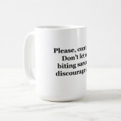 Bitte fahren Sie fort Kaffeetasse (Vorderseite Links)