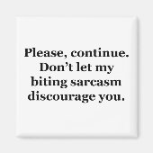 Bitte, fahren Sie fort. Magnet (Vorne)