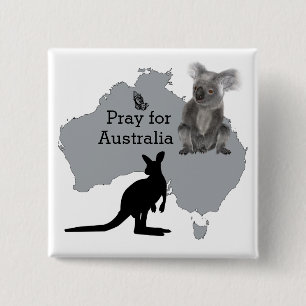 Bitte für Australien Button