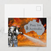 Bitte für Australien Postkarte (Vorne/Hinten)