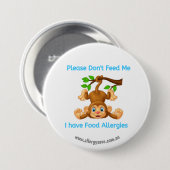 Bitte füttern Sie mir - Button (Vorne & Hinten)