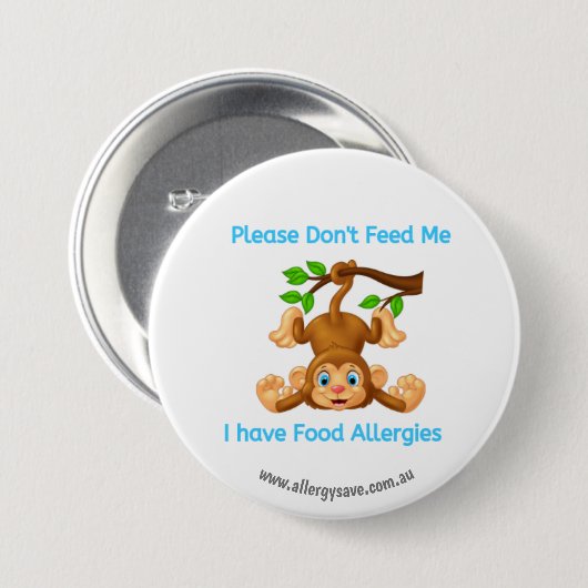 Bitte füttern Sie mir - Button (Vorne & Hinten)