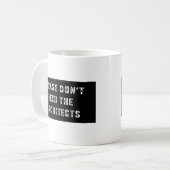 Bitte füttern Sie nicht die Architekten Kaffeetasse (Vorderseite Links)