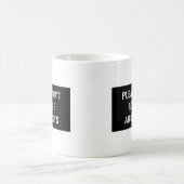 Bitte füttern Sie nicht die Architekten Kaffeetasse (Mittel)