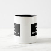 Bitte füttern Sie nicht die Endocrinologists Zweifarbige Tasse (Mittel)