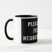 Bitte füttern Sie nicht die Neurochirurg-Tasse Tasse (Links)