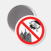 Bitte Füttre das Kirchenmagazin nicht Magnet (Vorderseite/Rückseite)