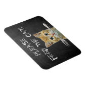 Bitte Füttre die Cat Funny Cat Magnet (Rechte Seite)