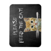 Bitte Füttre die Cat Funny Cat Magnet (Vertikal)