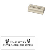 BITTE GEBEN SIE DIE REFILLKARTON ZURÜCK GUMMISTEMPEL (Stempel)