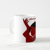 Bitte geben Sie mir Stärke Kaffeetasse (Vorderseite Links)