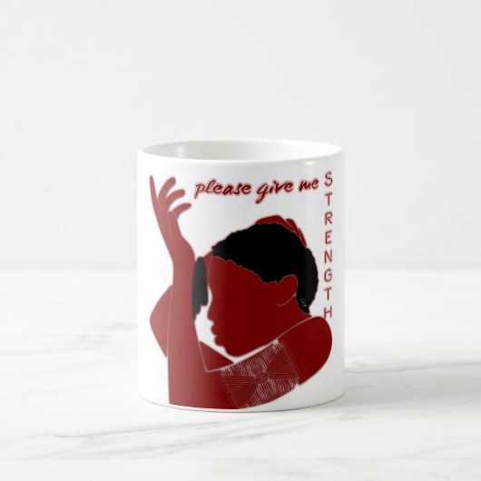 Bitte geben Sie mir Stärke Kaffeetasse (Mittel)