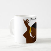 Bitte geben Sie mir Stärke Kaffeetasse (Vorderseite Links)