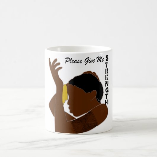 Bitte geben Sie mir Stärke Kaffeetasse (Mittel)