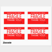 Bitte geben Sie nicht an und danke 1 Rechteckiger Aufkleber (Blatt)