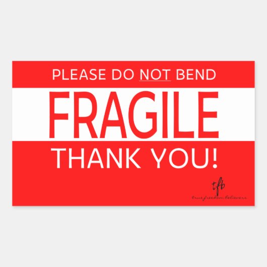 Bitte geben Sie nicht an und danke 1 Rechteckiger Aufkleber (Vorderseite)