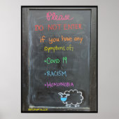 Bitte geben Sie nicht ein, wenn Sie Zeichen von... Poster (Vorne)