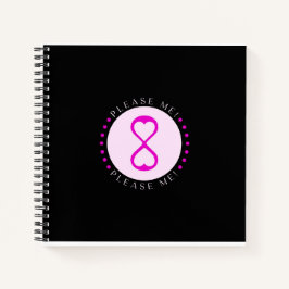 Bitte! Gedreht Notebook Notizblock