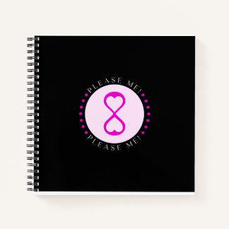 Bitte! Gedreht Notebook Notizblock