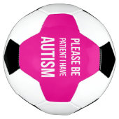 Bitte geduldig sein, ich habe Autismus Fußball ros (Gedreht)