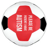 Bitte geduldig sein, ich habe Fußball-Rot von Auti Fußball (Gedreht)