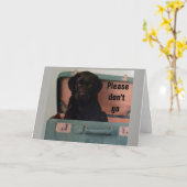 **BITTE GEHEN SIE NICHT*** MÜSSEN WIR SAGEN *GEGEN KARTE (Gelbe Blume)