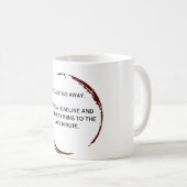 Bitte gehen Sie weg - ich habe eine unbegrenzte, l Kaffeetasse (VorderseiteRechts)