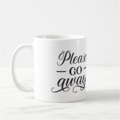 Bitte gehen Sie weg und lesen Sie ein Buch Kaffeetasse (Links)