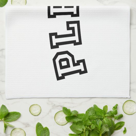 BITTE GESCHIRRTUCH (Gefaltet)