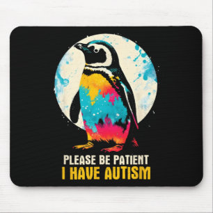 Bitte Haben Sie Geduld, Ich Habe Autismus - Autism Mousepad