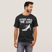 Bitte halten Sie das Wakeboard Wakeboard Wakeboard T-Shirt (Vorne ganz)