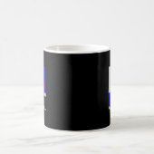 Bitte halten Sie sich durch TV-TV-Test Muster Hall Kaffeetasse (Mittel)