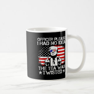 Bitte hatte ich keine Ahnung von dem Tee gefleckte Kaffeetasse