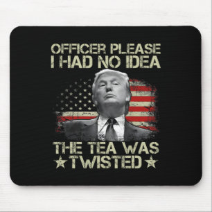 Bitte hatte ich keine Ahnung von dem Tee gefleckte Mousepad