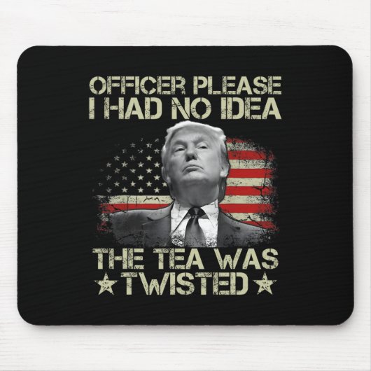Bitte hatte ich keine Ahnung von dem Tee gefleckte Mousepad (Vorne)